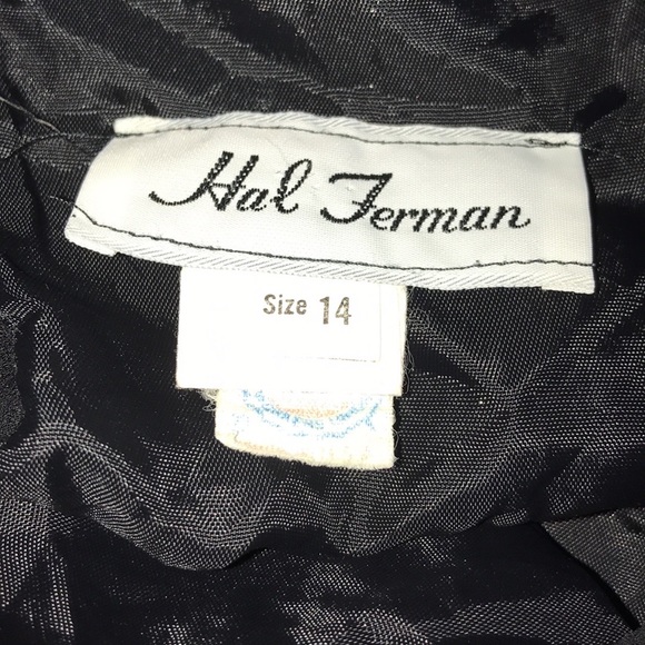 Vintage 80s/90s HAL FERMAN Gold~Black Metallic Blouse~Union Made - Picture 6 of 8